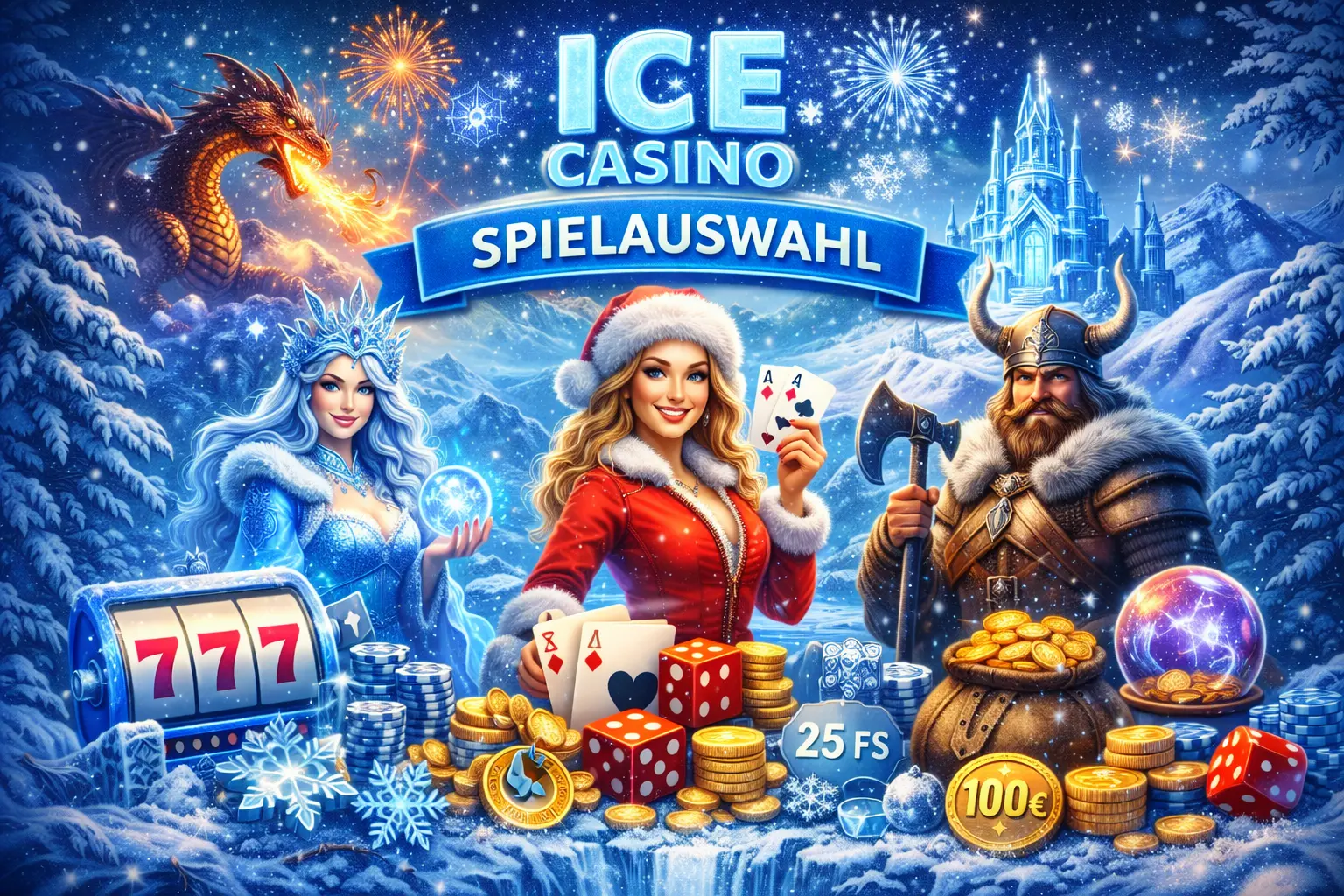 Ice Casino Spielauswahl